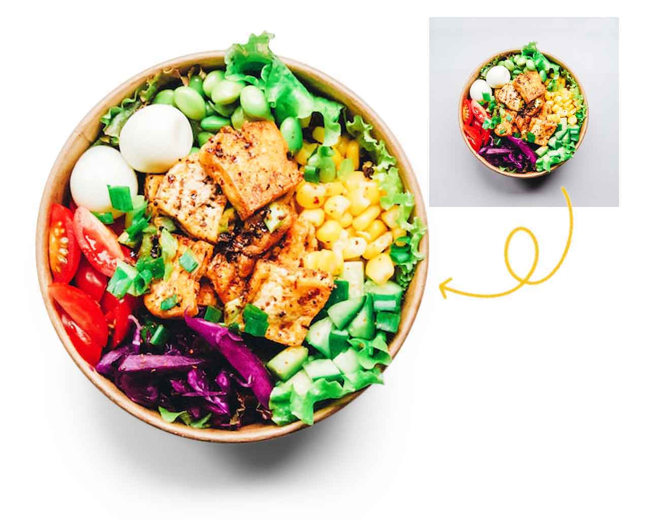 Food image background cleanup with vibrant color and clean presentation Food-image-background-cleanup-with-vibrant-color-and-clean-presentation